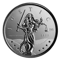 Lady Justice 1 uncja - srebrna moneta