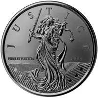 Lady Justice 1 uncja 2024 Prooflike - srebrna moneta