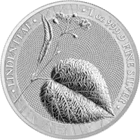 Liść Lipy 1 uncja 2022 - srebrna moneta