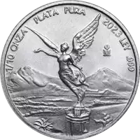 Meksykański Libertad 1/10 uncji 2023 - srebrna moneta