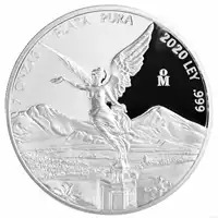 Meksykański Libertad 2 uncja 2020 Proof - srebrna moneta