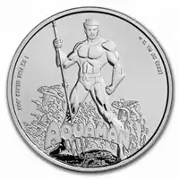 Samoa: DC Comics - Aquaman 1 uncja 2023 - srebrna moneta