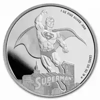 Samoa: DC Comics - Superman 1 uncja 2023 - srebrna moneta