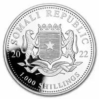 Somalijski Słoń 10 uncji 2022 - srebrna moneta