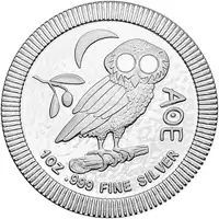 Sowa Ateńska 1 uncja 2021 - srebrna moneta