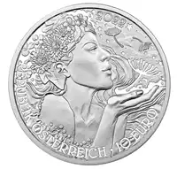 The Dandelion 10 Euro 2022 - srebrna moneta