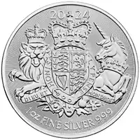 The Royal Arms 1 uncja - srebrna moneta