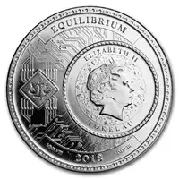 Tokelau: Equilibrium 1 uncja 2018 - srebrna moneta