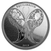 Tokelau: Equilibrium 1 uncja 2019 Prooflike - srebrna moneta