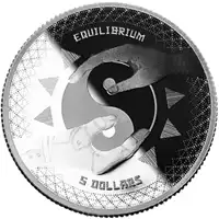 Tokelau: Equilibrium 1 uncja 2020 Prooflike - srebrna moneta