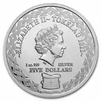 Tokelau: Lionfish 1 uncja 2022 - srebrna moneta