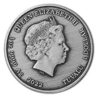 Tuvalu: Hera 1 uncja 2022 - srebrna moneta